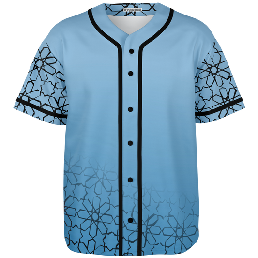 Baseball Jersey Zellij (Cyan)