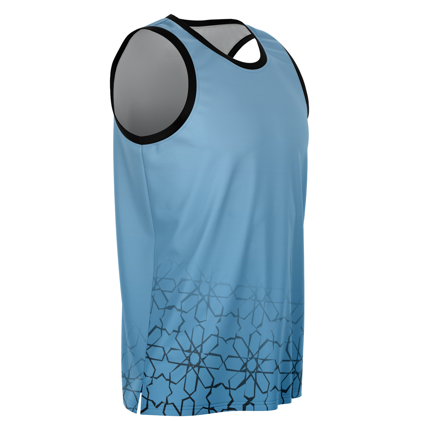 Basketball Jersey Zellij (Cyan)