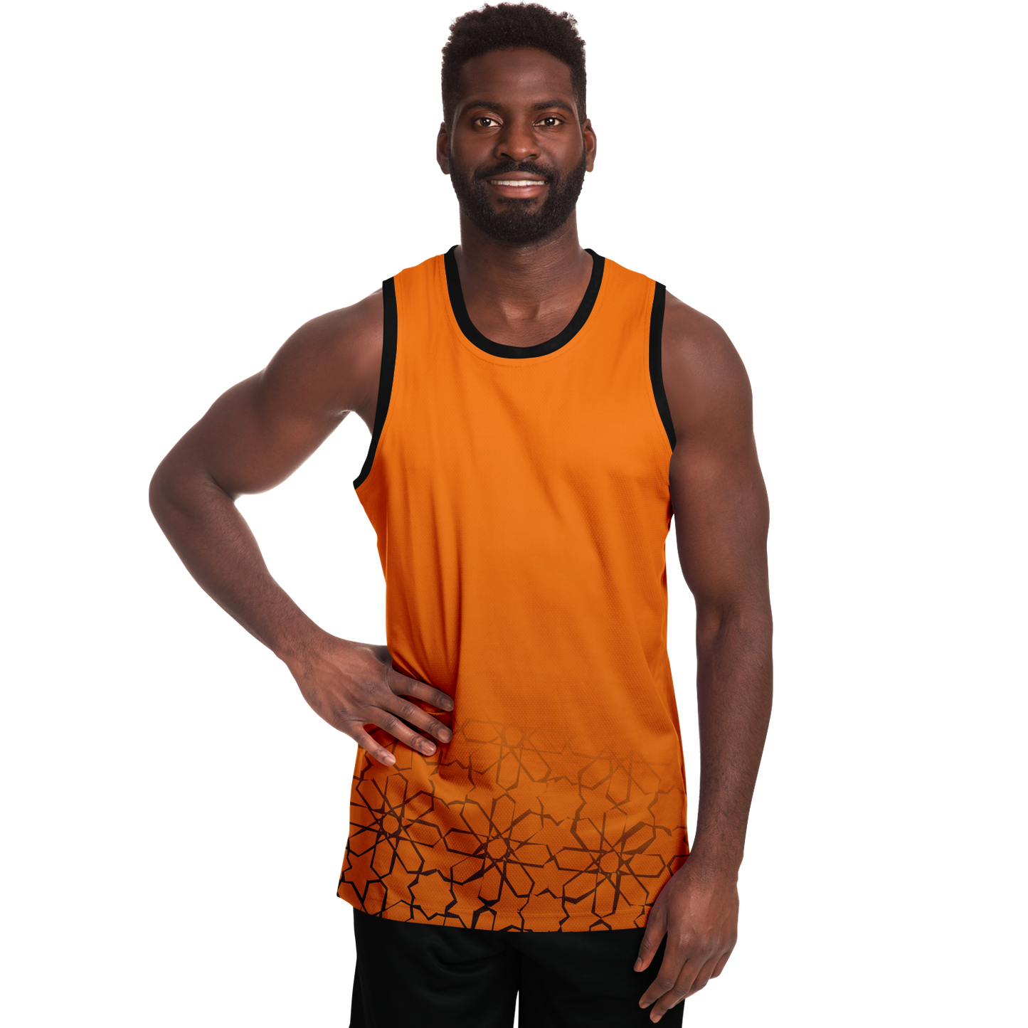 Basketball Jersey Zellij (Orange)