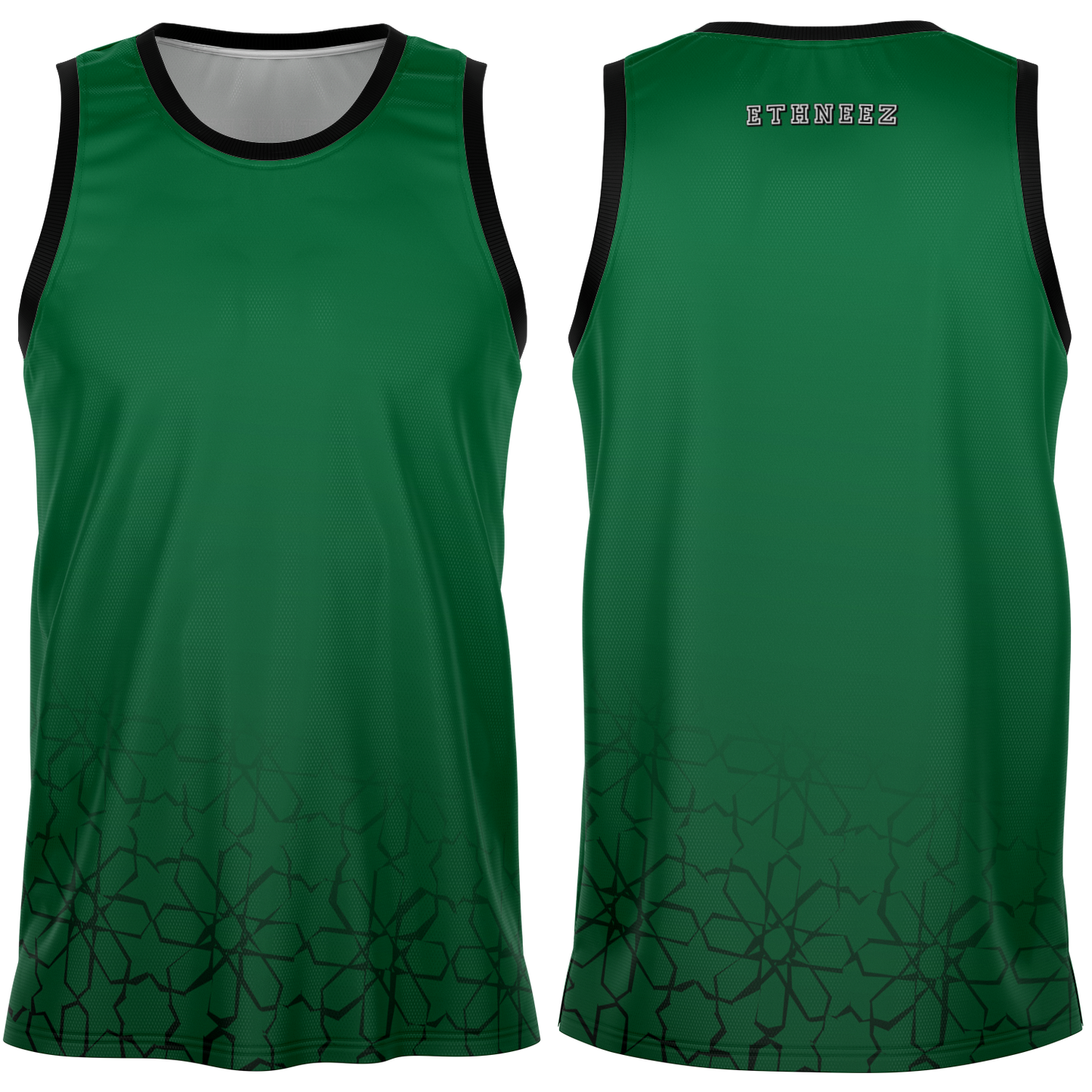 Basketball Jersey Zellij (Green)