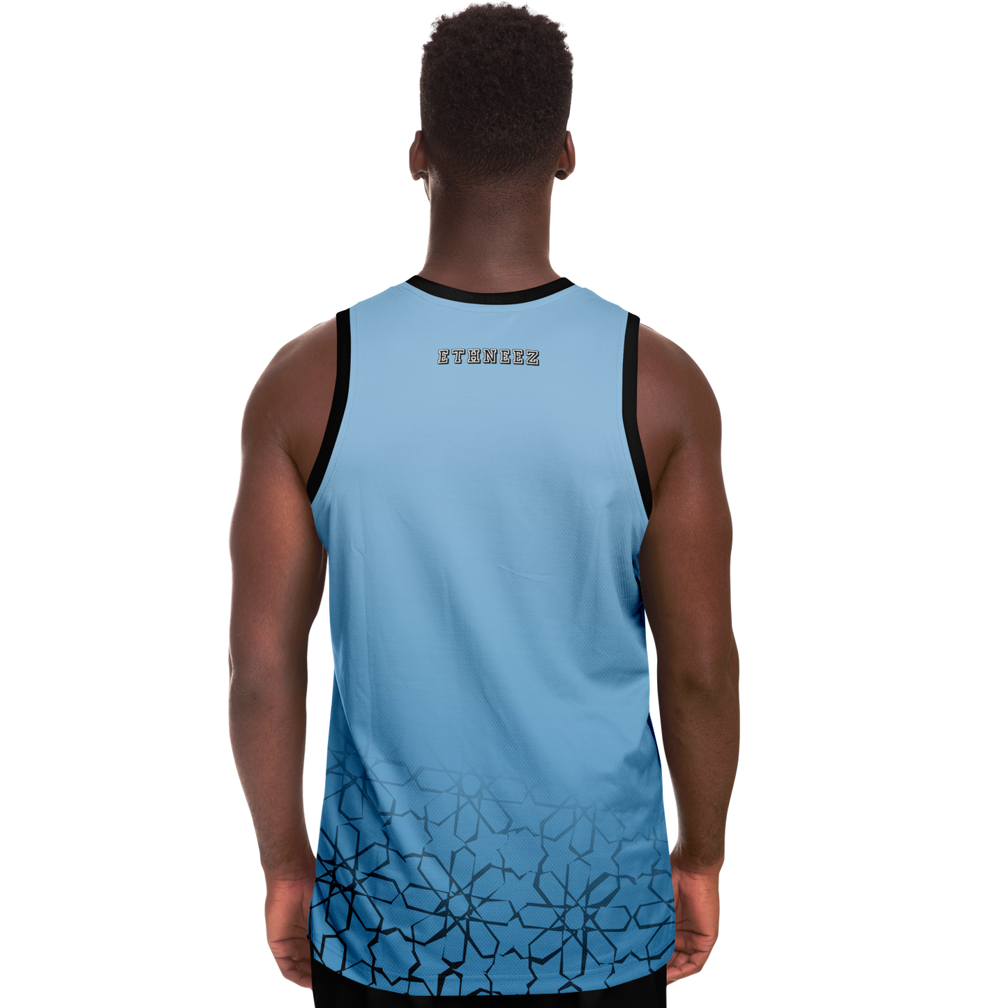 Basketball Jersey Zellij (Cyan)