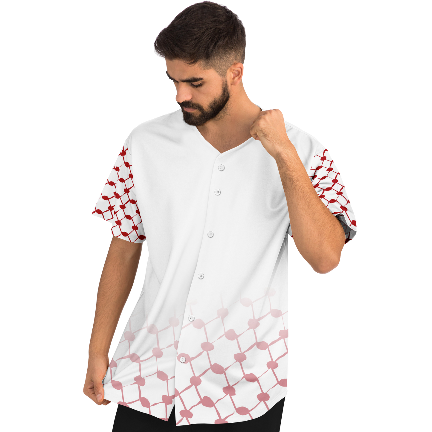 Baseball Jersey Keffieh (Red)