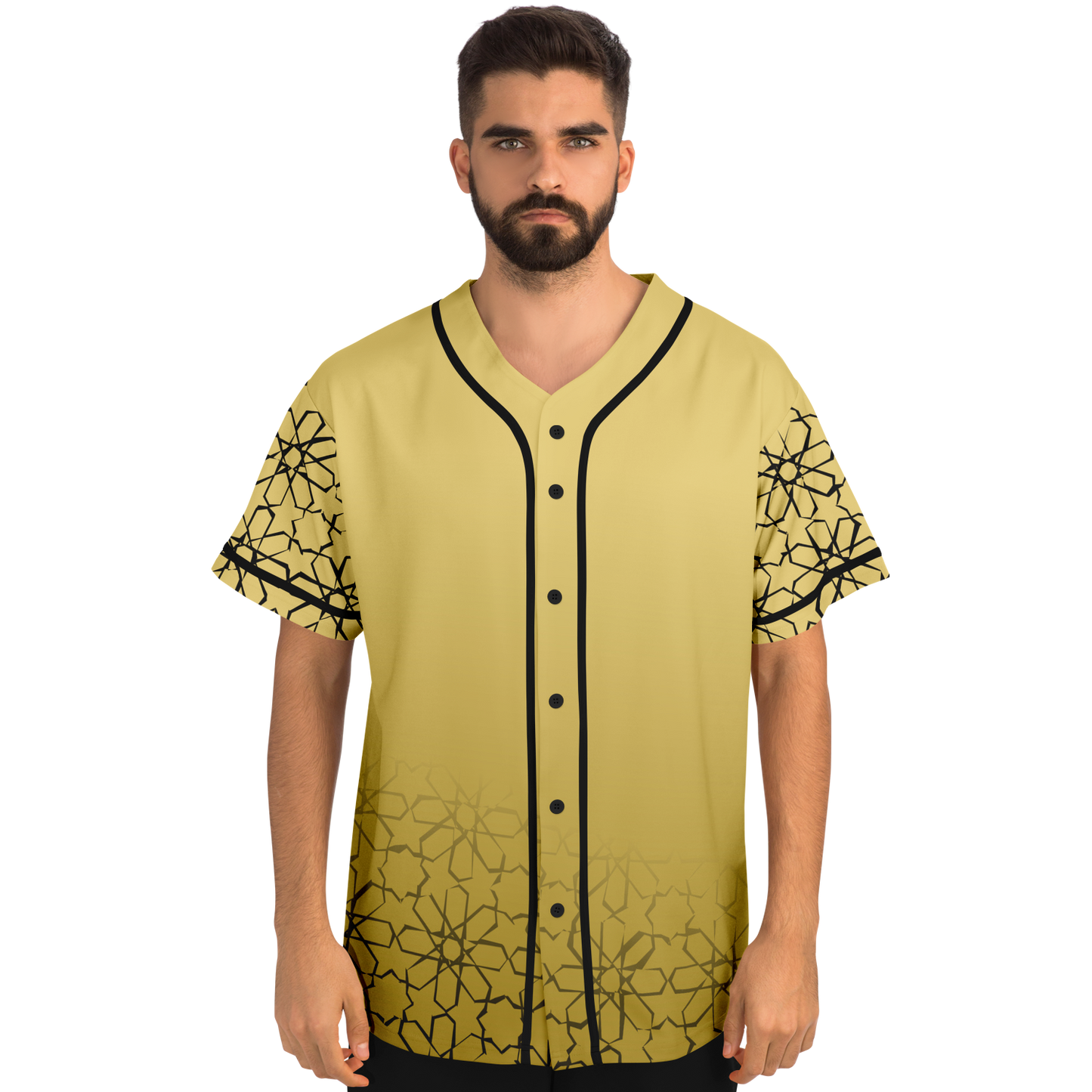 Baseball Jersey Zellij (Gold)