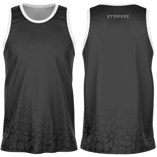 Basketball Jersey Zellij (Black)