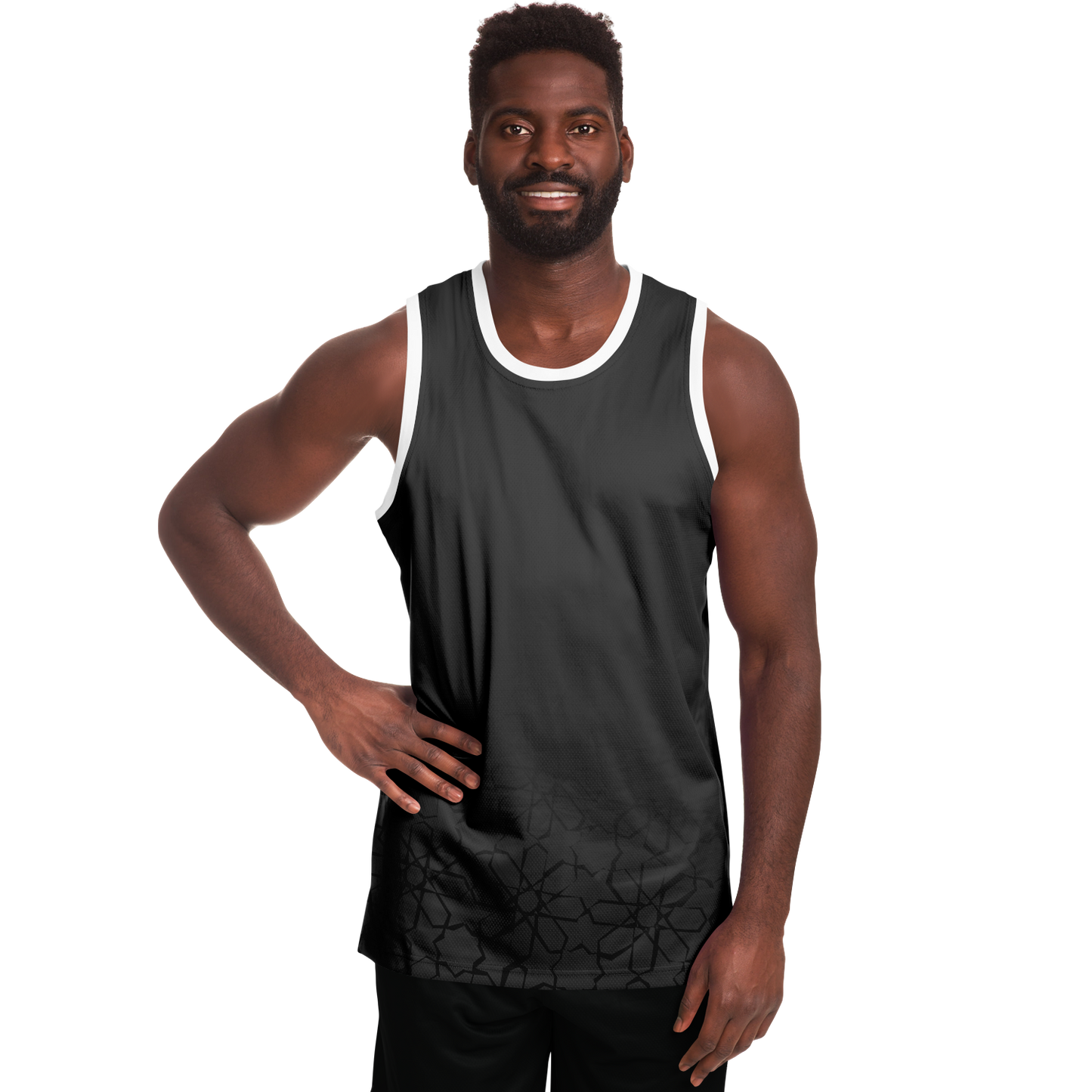 Basketball Jersey Zellij (Black)