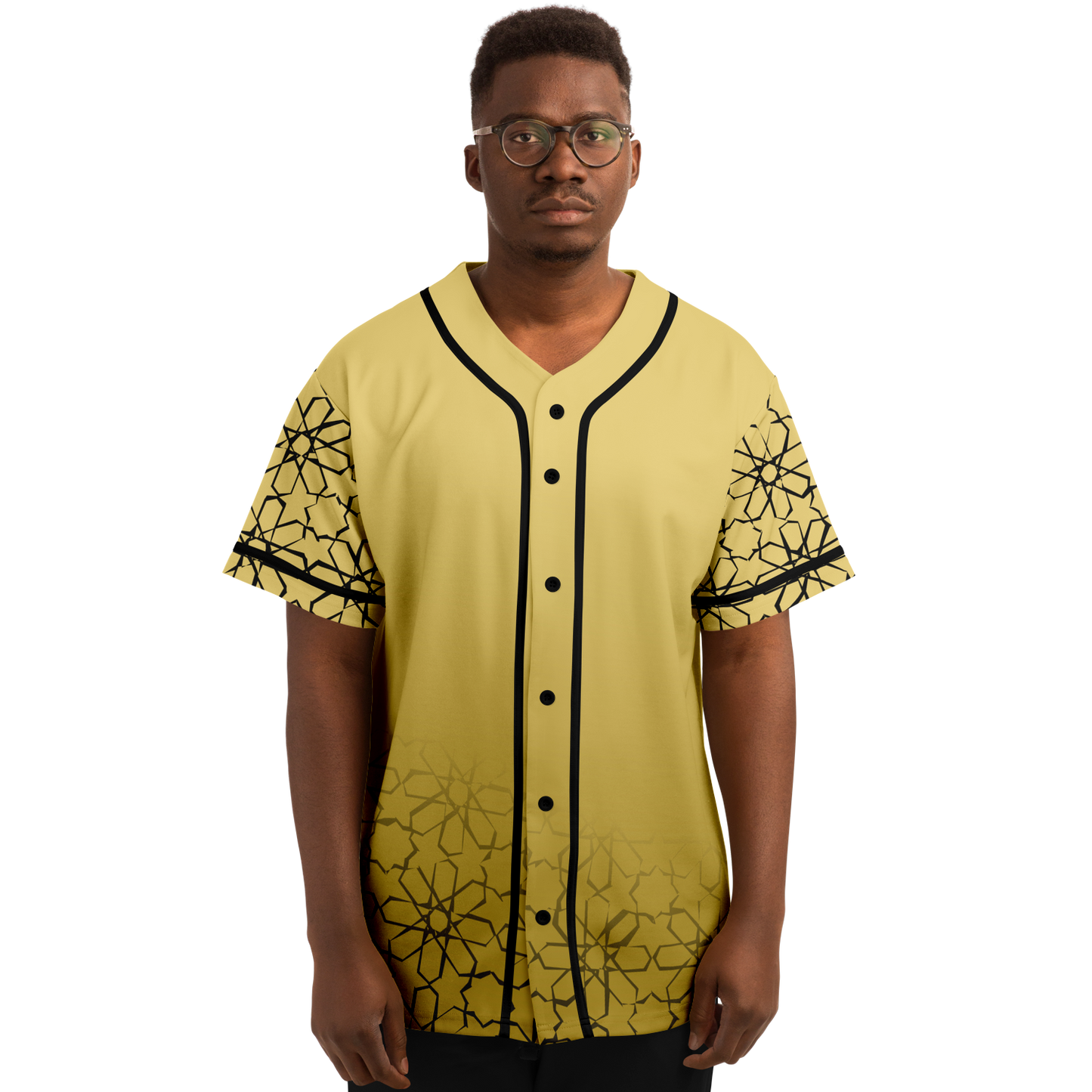 Baseball Jersey Zellij (Gold)