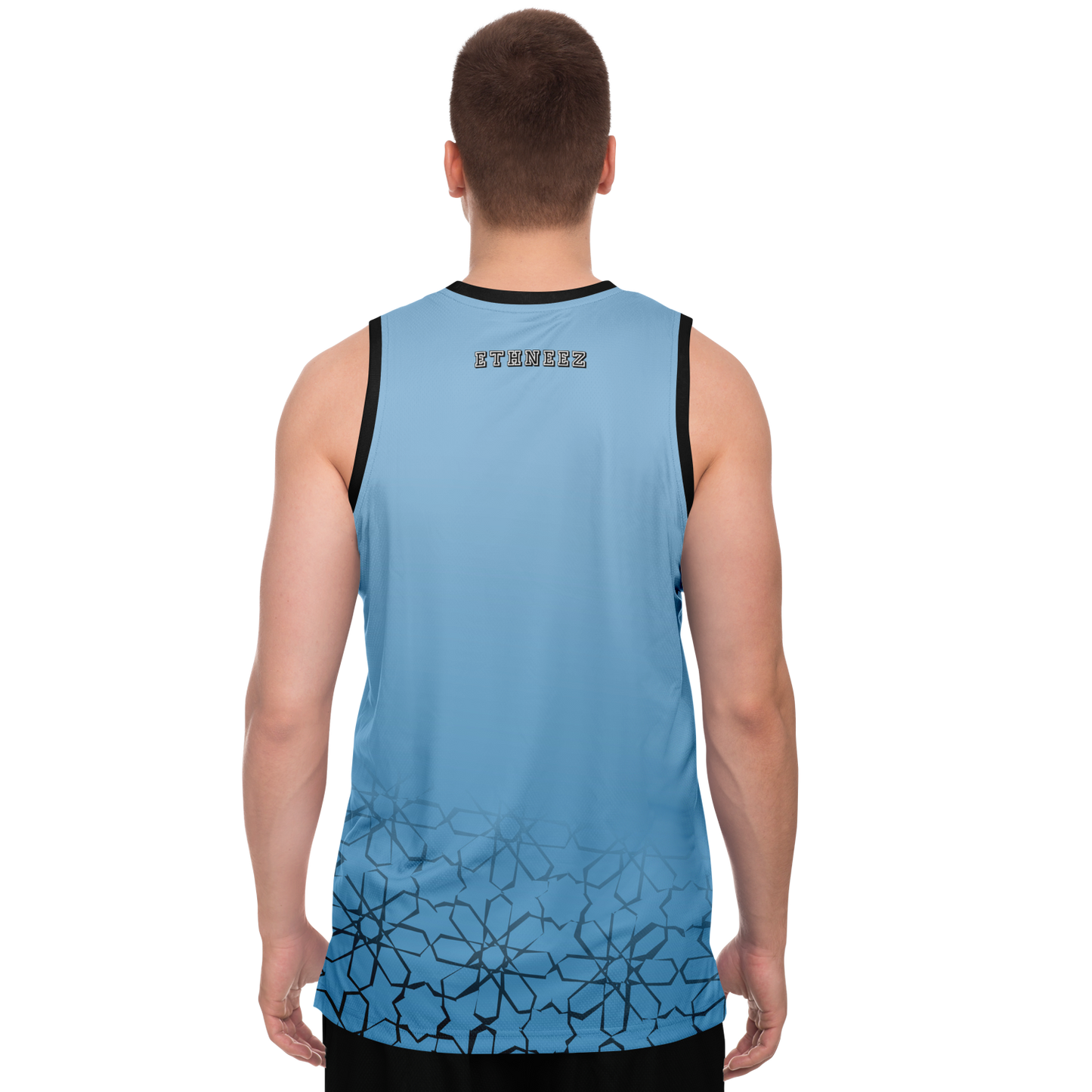 Basketball Jersey Zellij (Cyan)