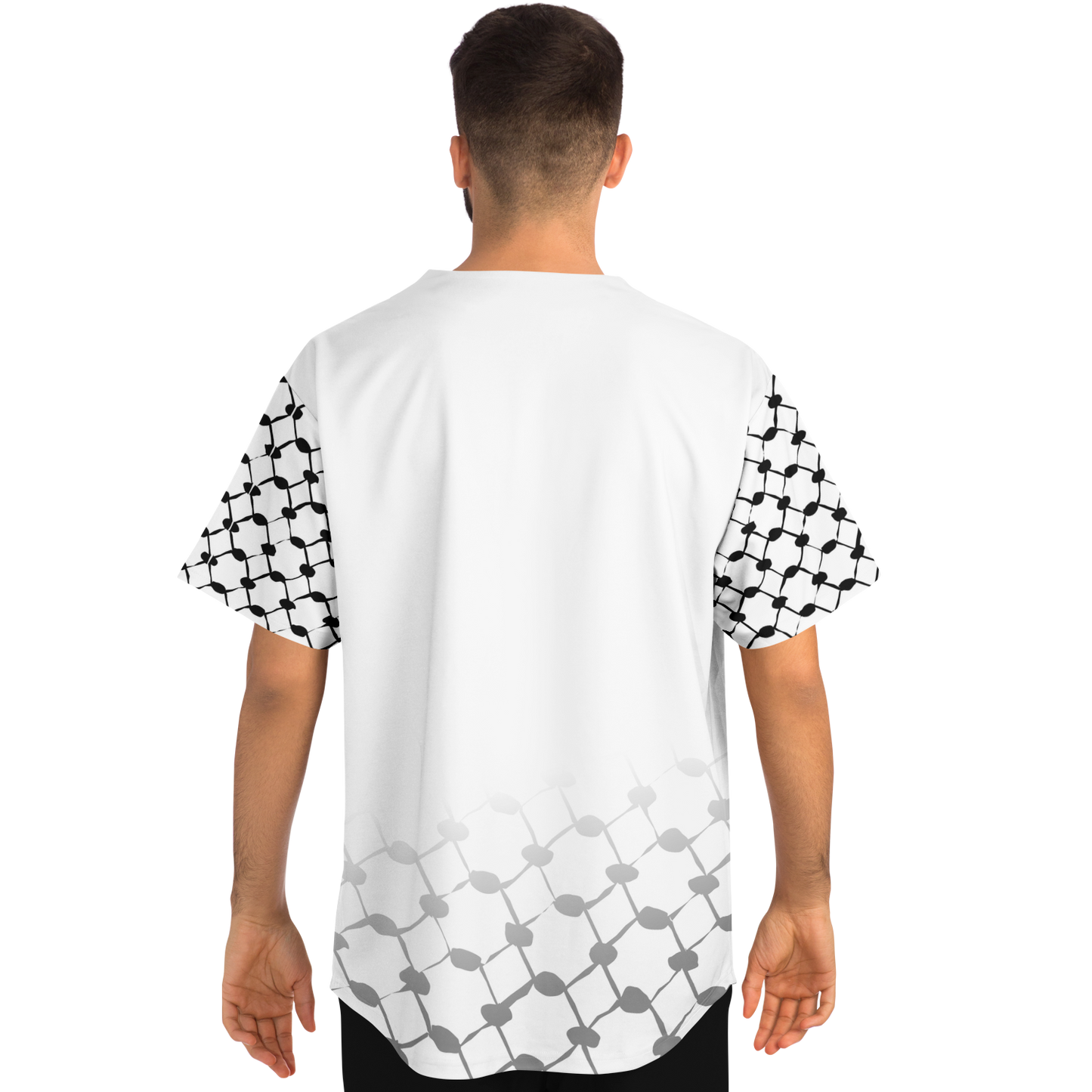 Baseball Jersey Keffieh (White)