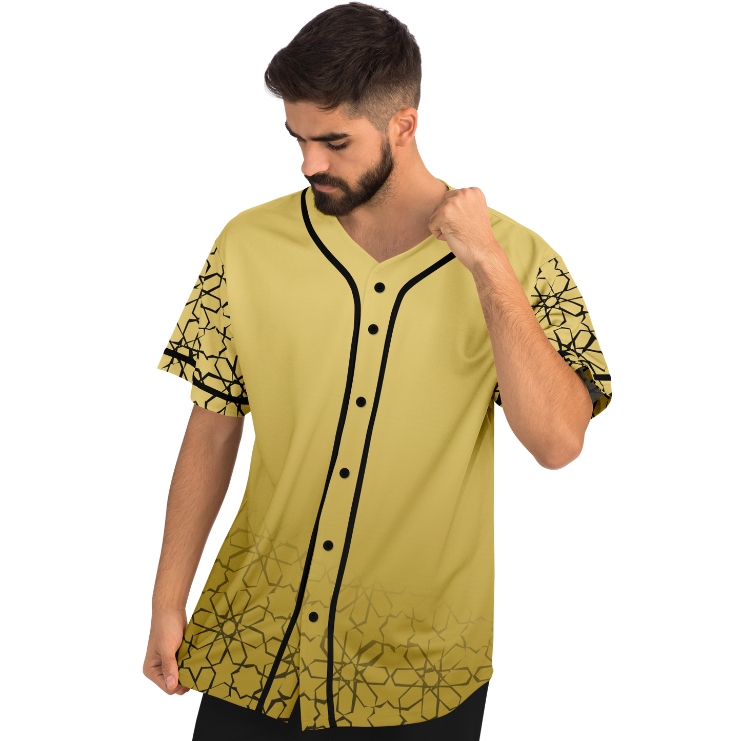 Baseball Jersey Zellij (Gold)