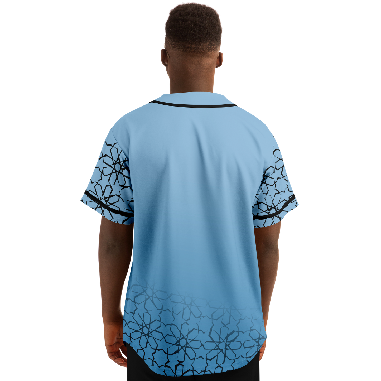 Baseball Jersey Zellij (Cyan)