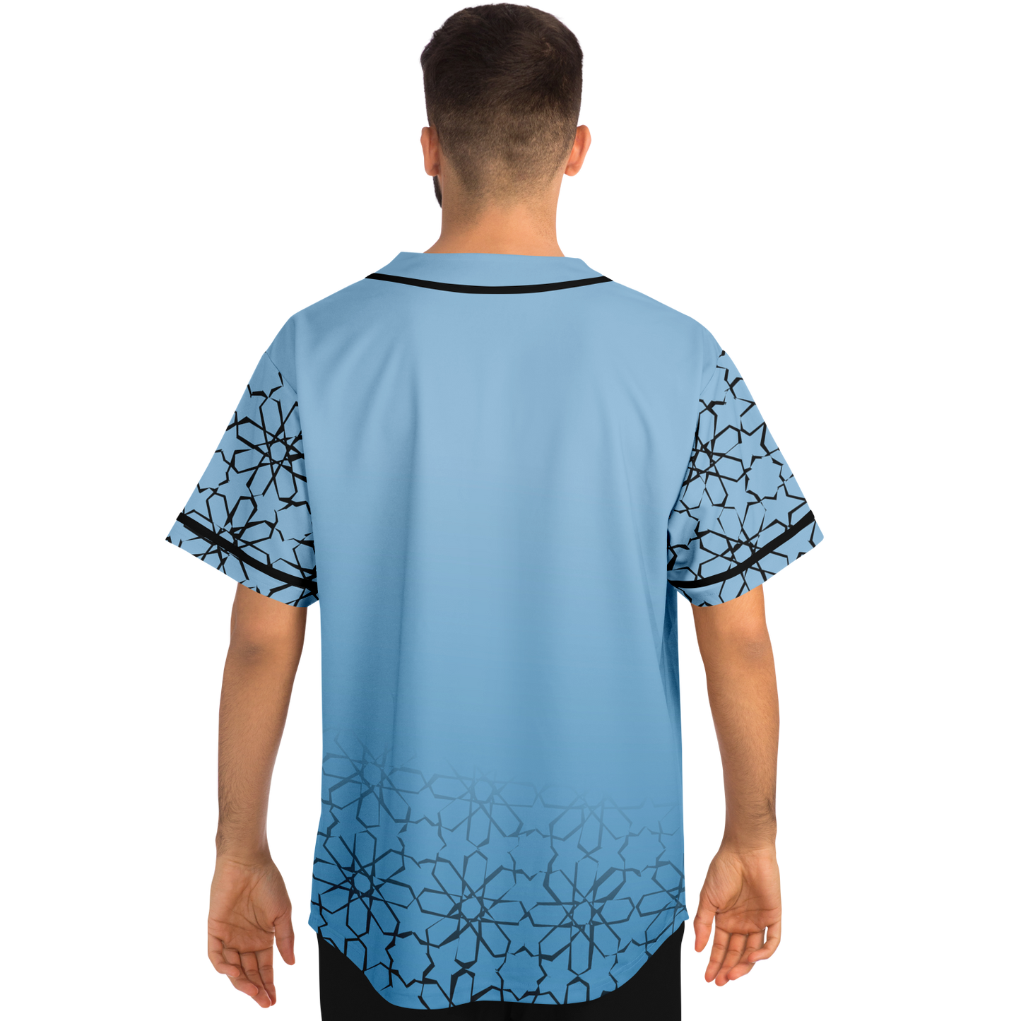 Baseball Jersey Zellij (Cyan)