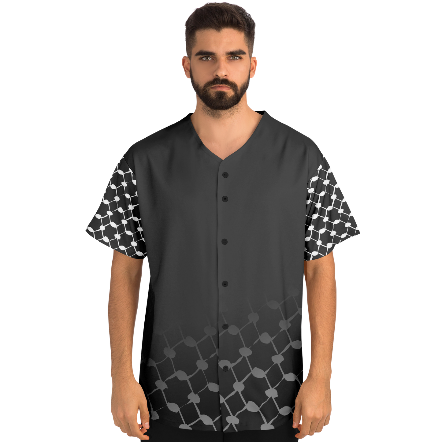 Baseball Jersey Keffieh (Black)