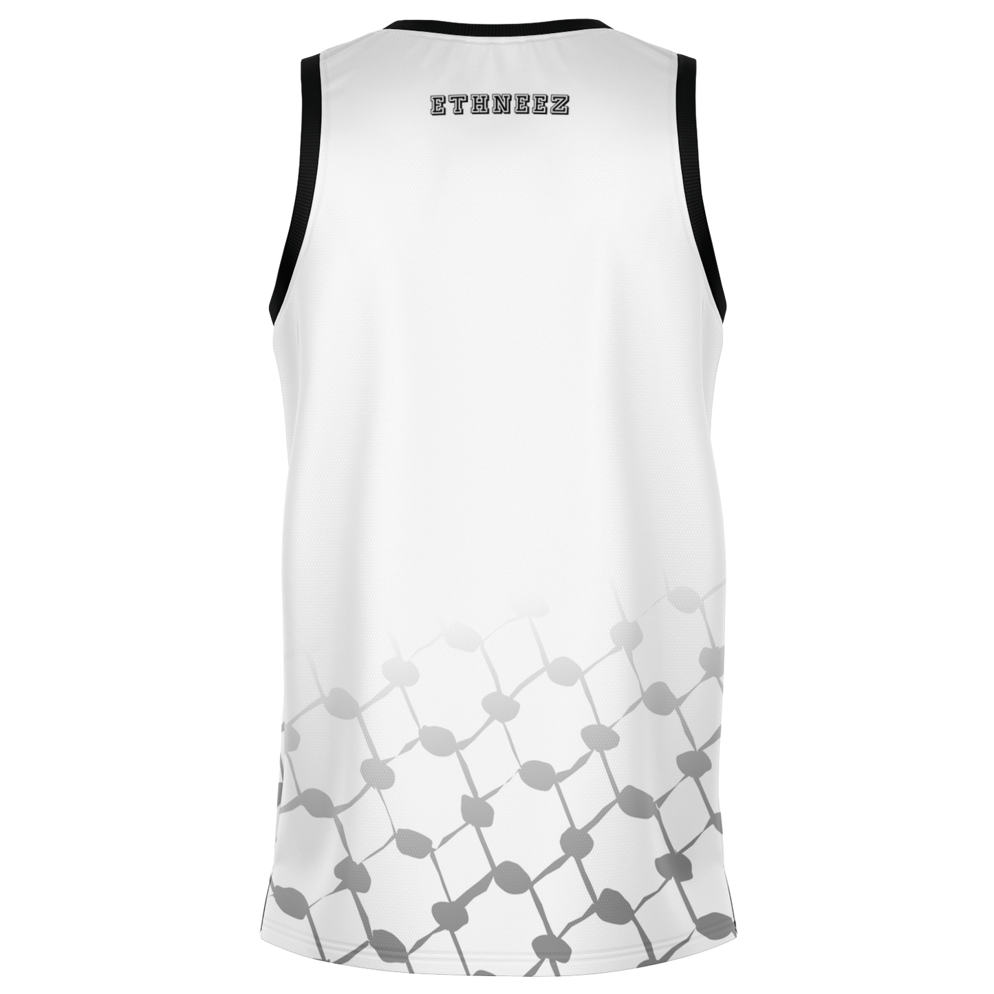 Basketball Jersey Keffieh (White)