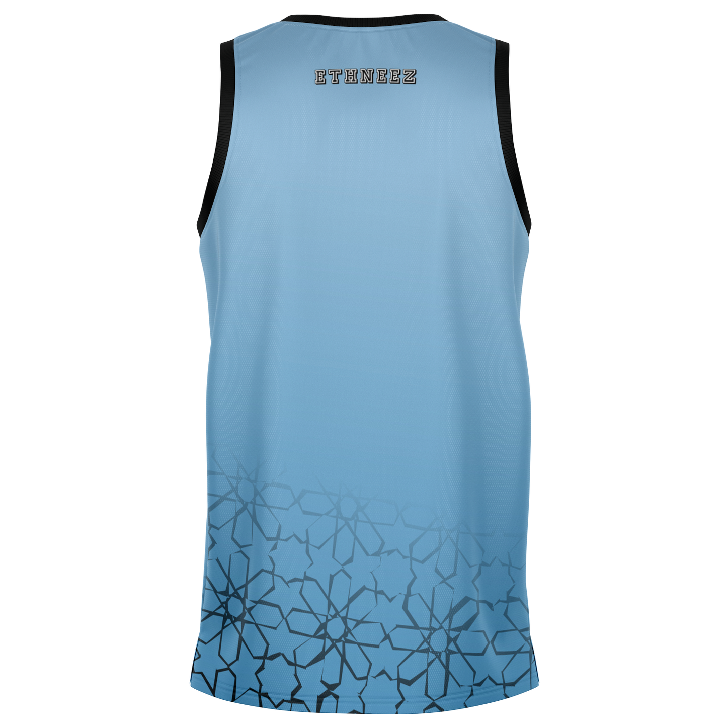 Basketball Jersey Zellij (Cyan)