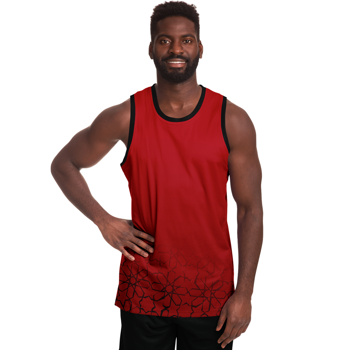 Basketball Jersey Zellij (Red)