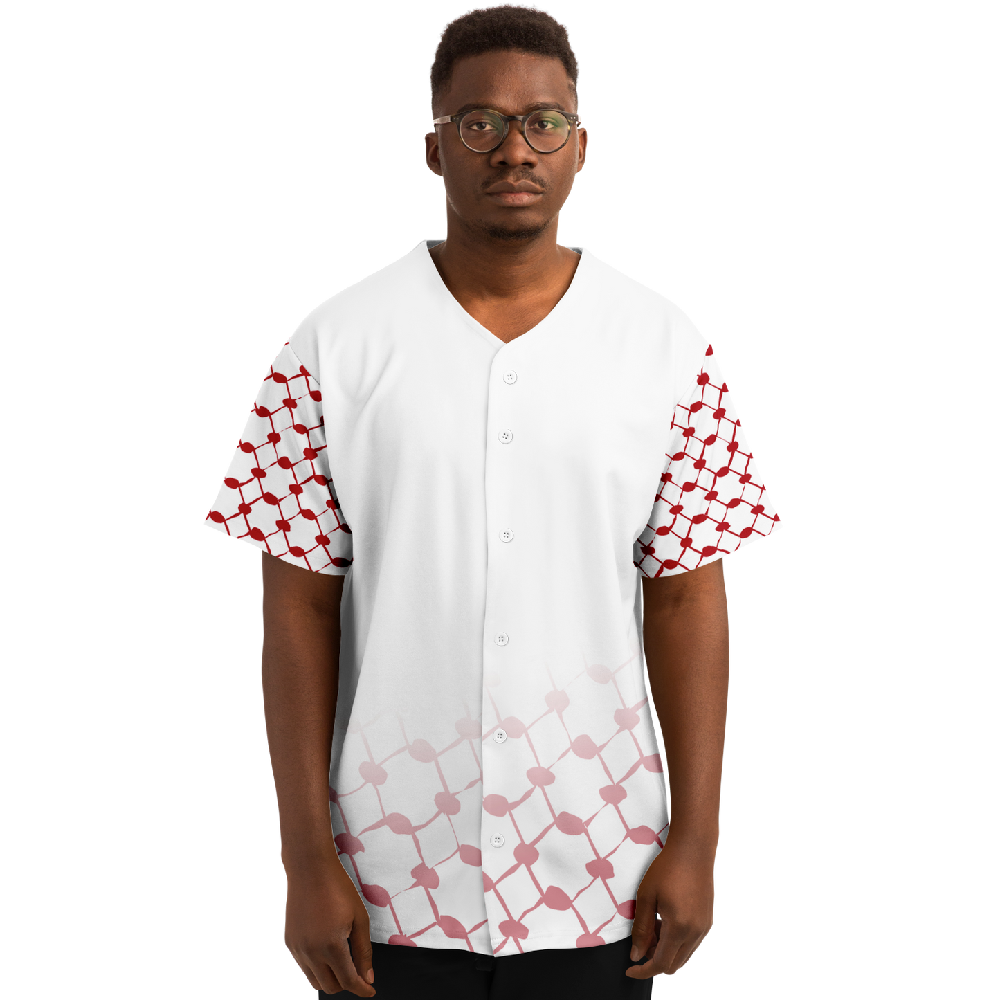 Baseball Jersey Keffieh (Red)