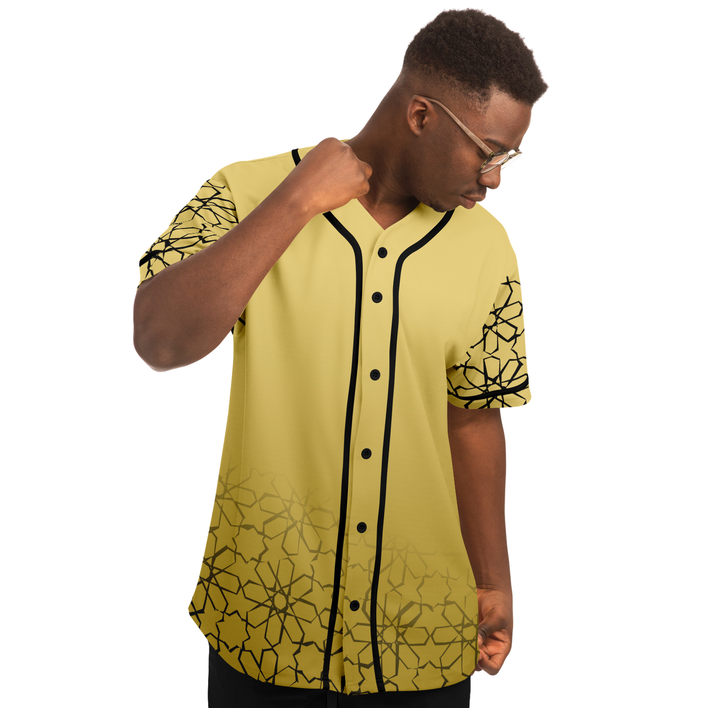 Baseball Jersey Zellij (Gold)