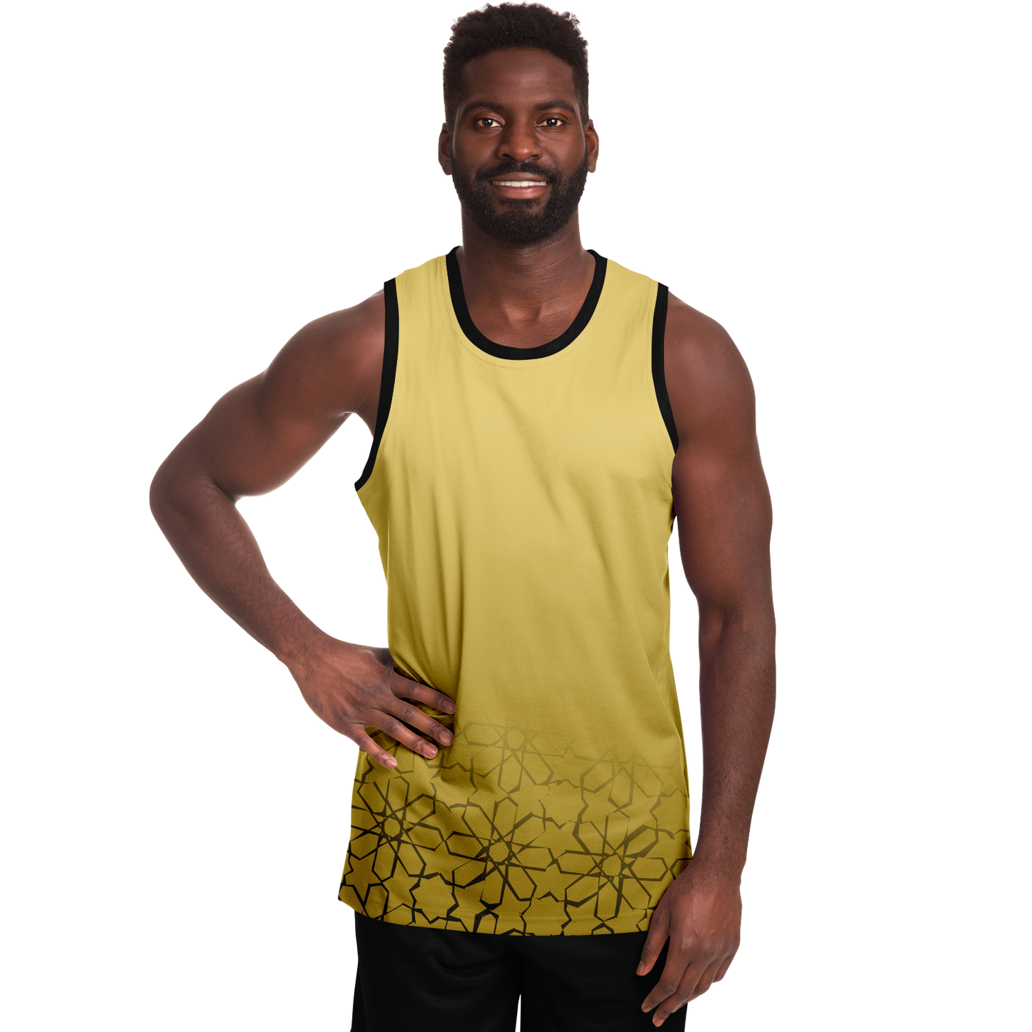 Basketball Jersey Zellij (Gold)