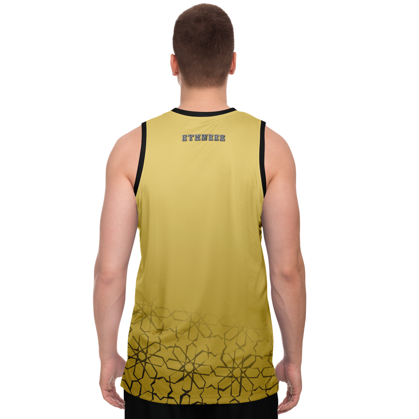 Basketball Jersey Zellij (Gold)