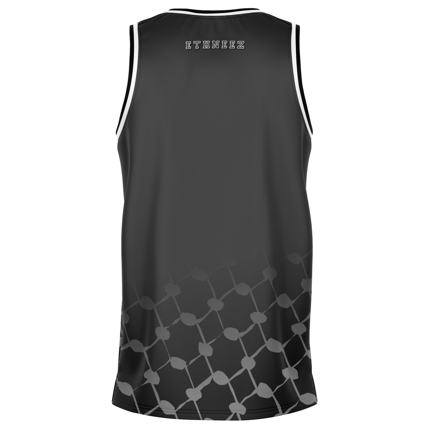 Basketball Jersey Keffieh (Black)