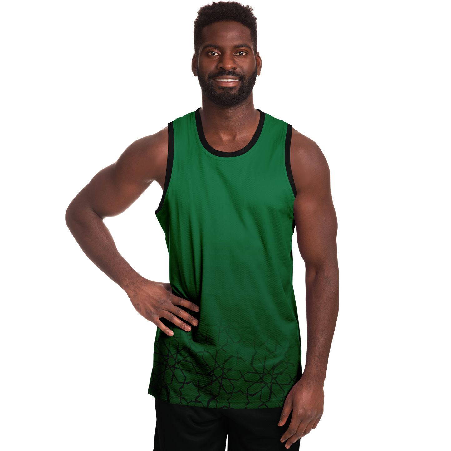 Basketball Jersey Zellij (Green)